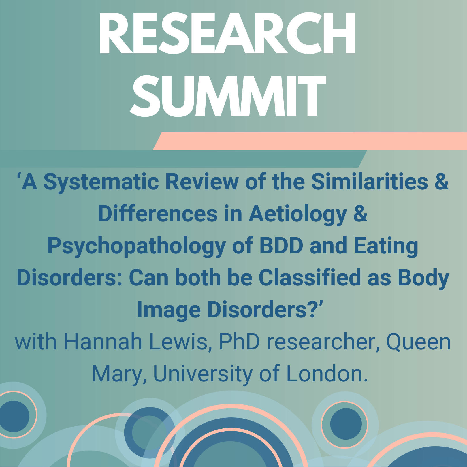 ‘A systematic review of the similarities & differences in BDD & eating disorders…