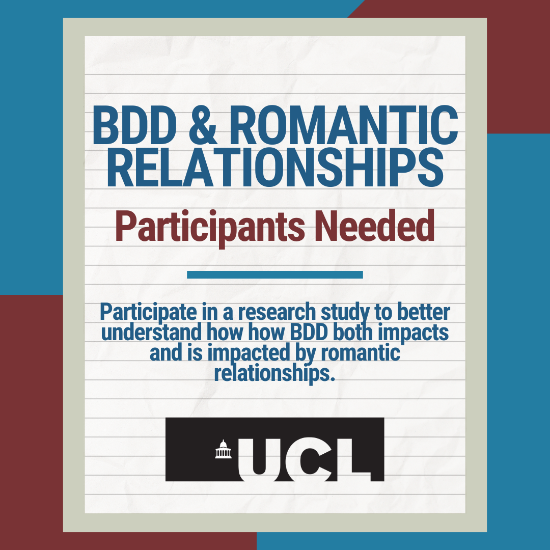 BDD & Relationships – Research Participants Needed