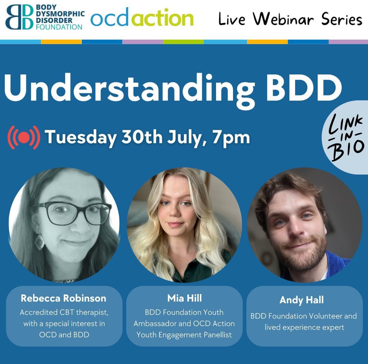 Understanding BDD webinar in collaboration with OCD Action