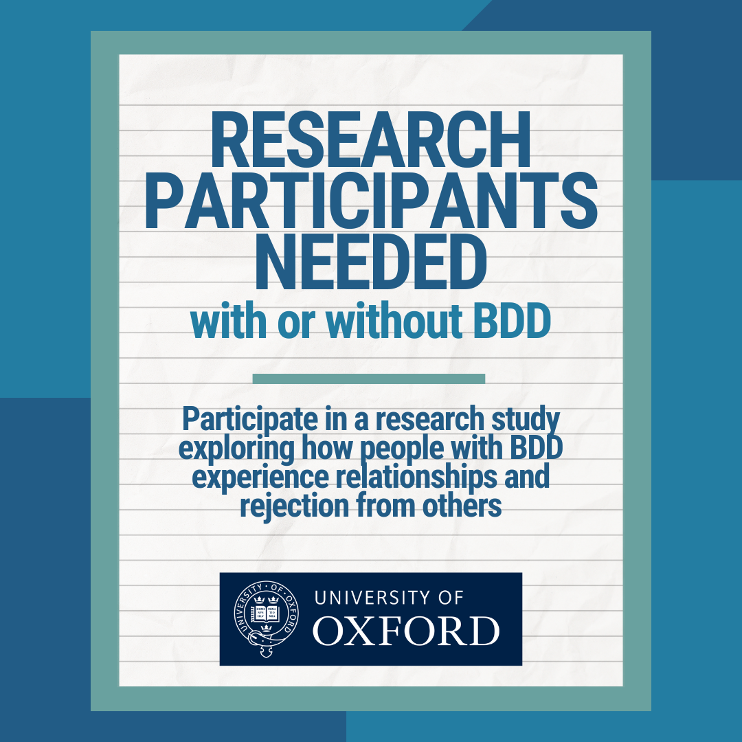 Research Participants Needed – University of Oxford